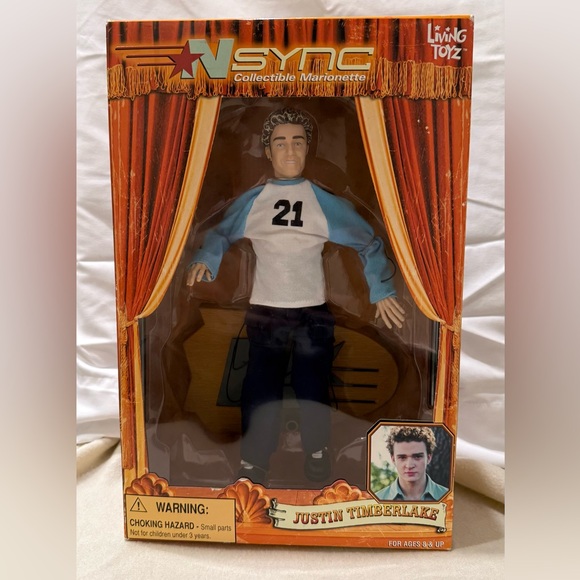 Other - NSYNC Collectible Justin Timberlake Marionette from Bye, Bye, Bye era